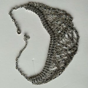 Choker chain beaded necklace